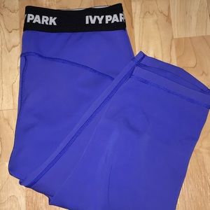 SOLD Ivy Park blue cycling shorts medium